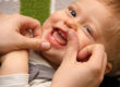 infant experiencing a pediatric dental emergency